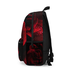 Elegant Rose Design Backpack - Perfect for Everyday Use and Special Occasions