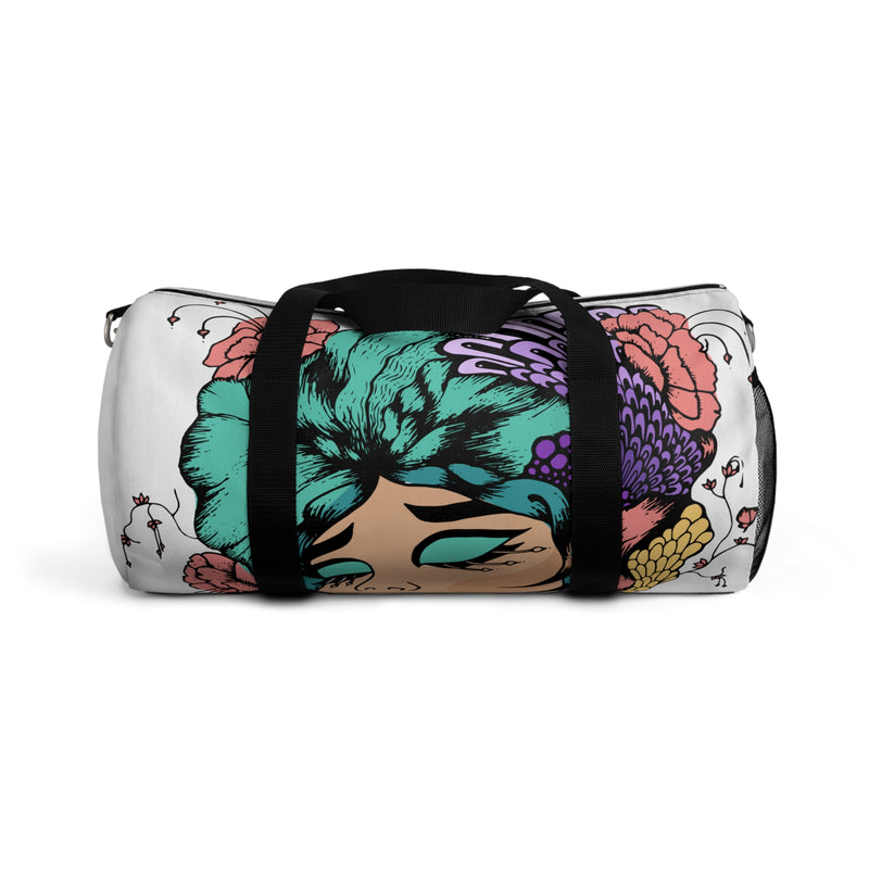 Artistic Floral Duffel Bag - Stylish Travel Gear for Adventurers