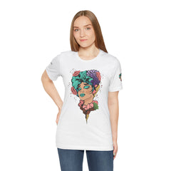 Joyful Art Unisex Tee - Colorful Floral Design